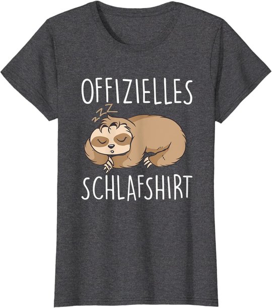 Süßes Schlafendes Faultier | Schalfanzug Bettzeug Schlaf T-Shirt
