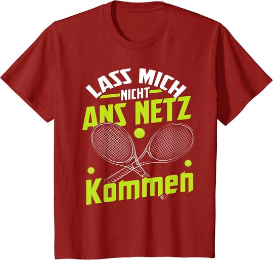 Tennisspieler Tshirt Tennis Tennisschläger Herren T-Shirt