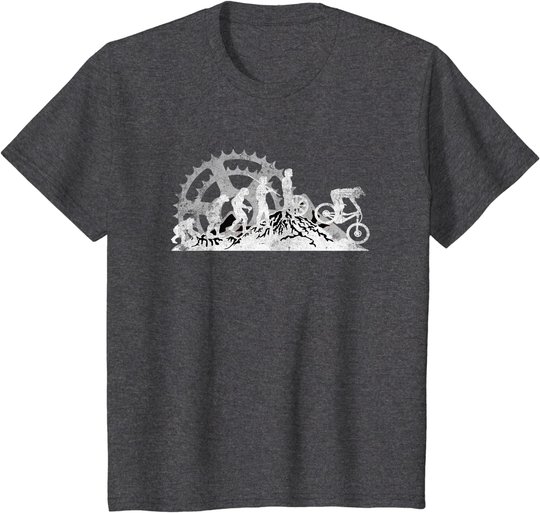 Evolution Downhill Mountain Bike MTB Mountain Biking T-Shirt