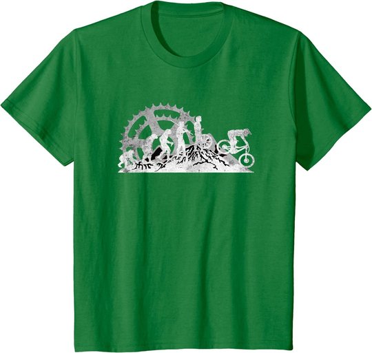 Evolution Downhill Mountain Bike MTB Mountain Biking T-Shirt
