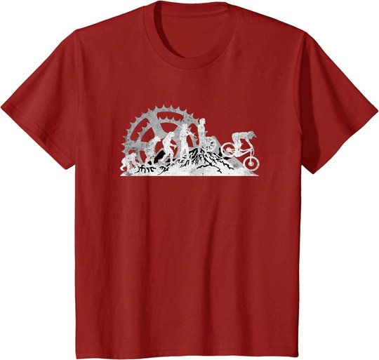 Evolution Downhill Mountain Bike MTB Mountain Biking T-Shirt