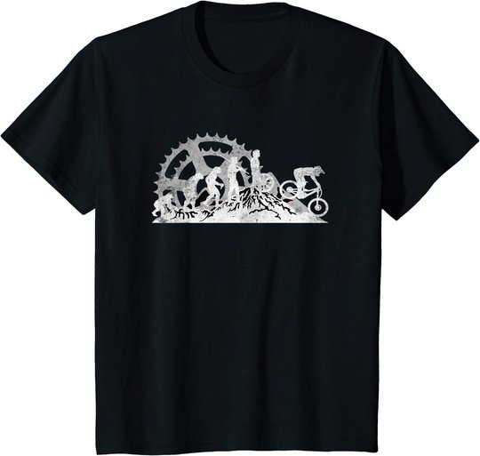 Evolution Downhill Mountain Bike MTB Mountain Biking T-Shirt