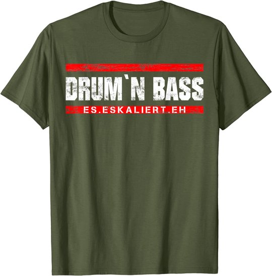 Drum And Bass Musik DnB Rave Drum & Bass T-Shirt