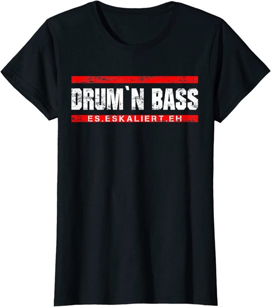 Drum And Bass Musik DnB Rave Drum & Bass T-Shirt