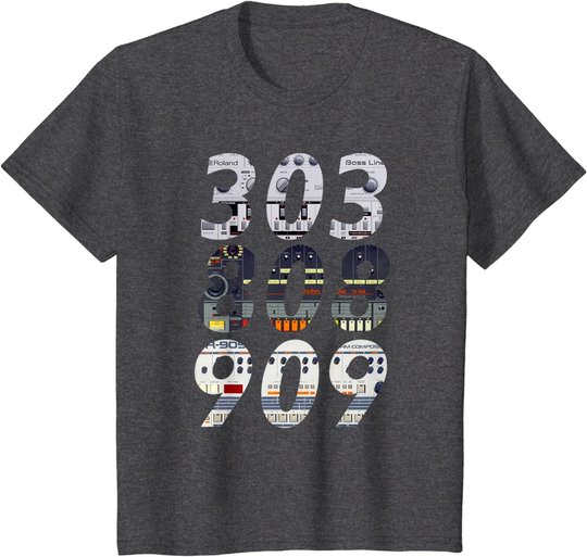 DJ Controller 303 808 909 Techno Rave Musik Synthesizer T-Shirt