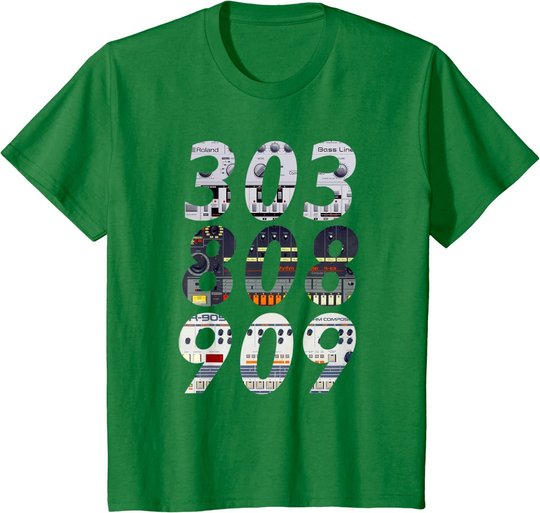 DJ Controller 303 808 909 Techno Rave Musik Synthesizer T-Shirt