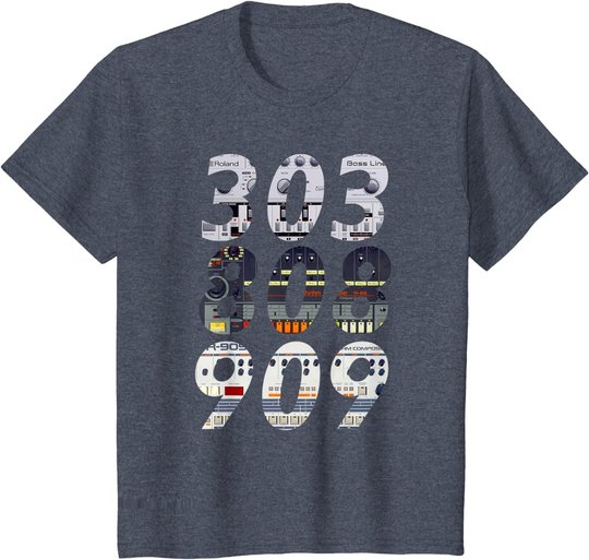 DJ Controller 303 808 909 Techno Rave Musik Synthesizer T-Shirt
