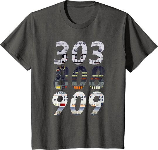 DJ Controller 303 808 909 Techno Rave Musik Synthesizer T-Shirt