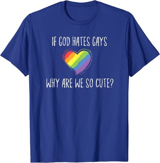 LGBT Regenbogen Herz Lesbisch Gay Homosexuell Pride Monat T-Shirt
