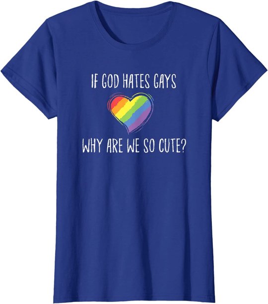 LGBT Regenbogen Herz Lesbisch Gay Homosexuell Pride Monat T-Shirt
