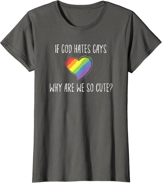 LGBT Regenbogen Herz Lesbisch Gay Homosexuell Pride Monat T-Shirt