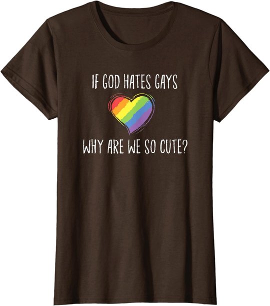 LGBT Regenbogen Herz Lesbisch Gay Homosexuell Pride Monat T-Shirt