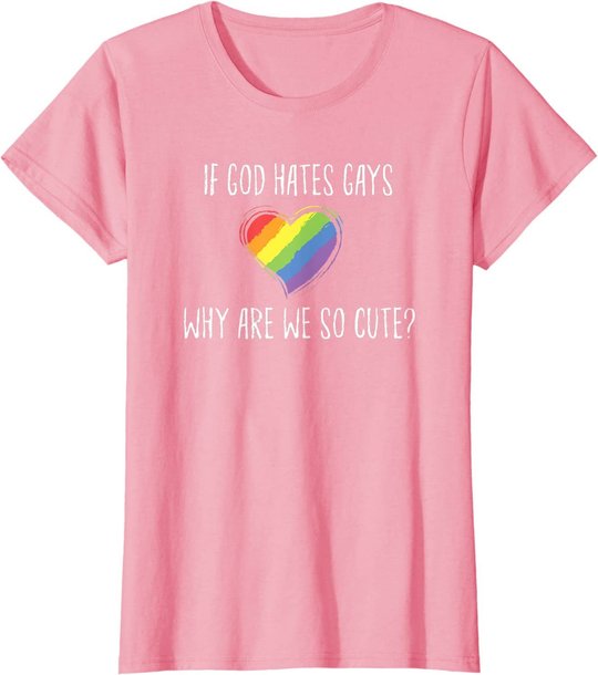 LGBT Regenbogen Herz Lesbisch Gay Homosexuell Pride Monat T-Shirt