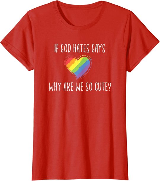 LGBT Regenbogen Herz Lesbisch Gay Homosexuell Pride Monat T-Shirt