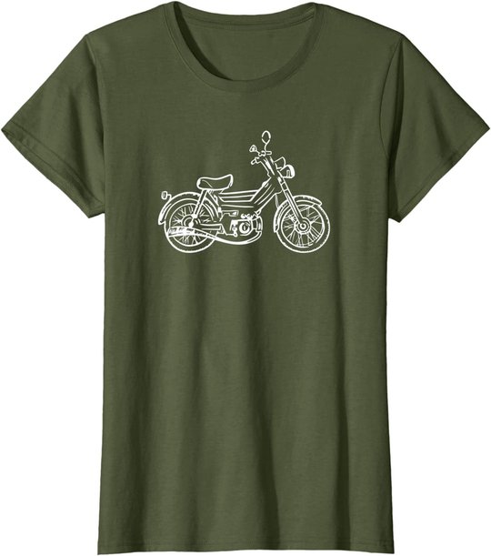 Motorroller Mofa Moped Puch Maxi Roller Geschenk T-Shirt