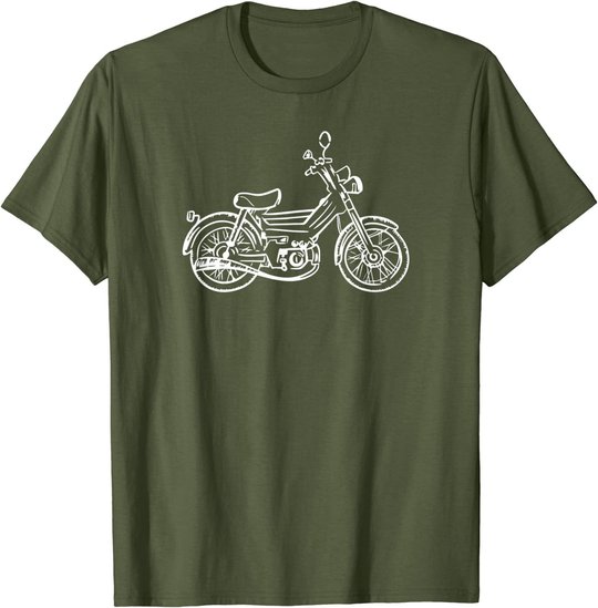 Motorroller Mofa Moped Puch Maxi Roller Geschenk T-Shirt