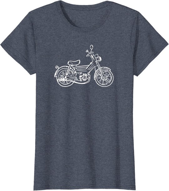 Motorroller Mofa Moped Puch Maxi Roller Geschenk T-Shirt