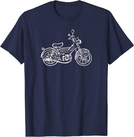 Motorroller Mofa Moped Puch Maxi Roller Geschenk T-Shirt