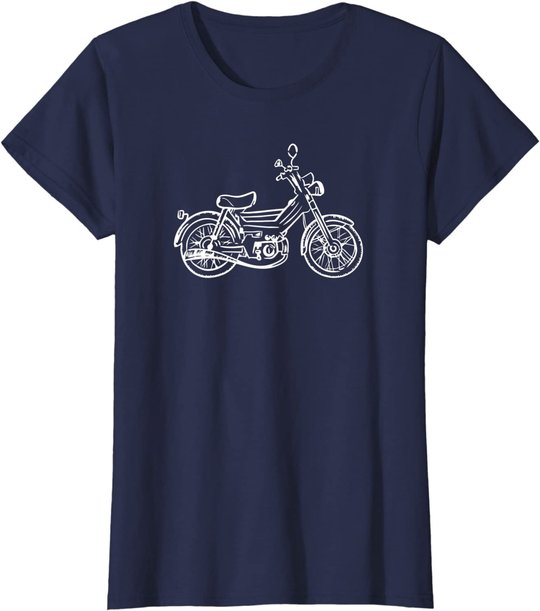 Motorroller Mofa Moped Puch Maxi Roller Geschenk T-Shirt