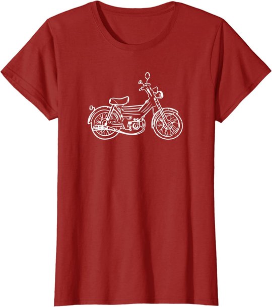 Motorroller Mofa Moped Puch Maxi Roller Geschenk T-Shirt