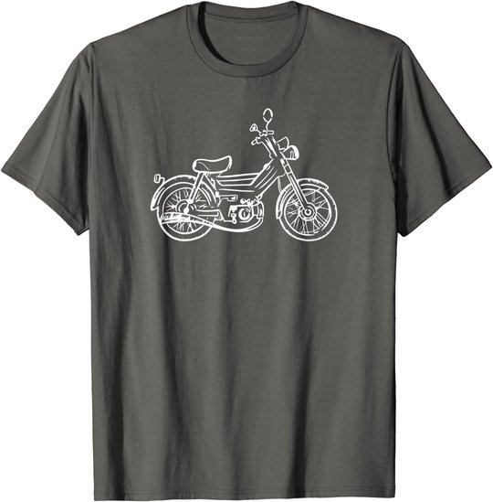 Motorroller Mofa Moped Puch Maxi Roller Geschenk T-Shirt