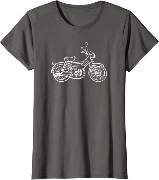 Motorroller Mofa Moped Puch Maxi Roller Geschenk T-Shirt