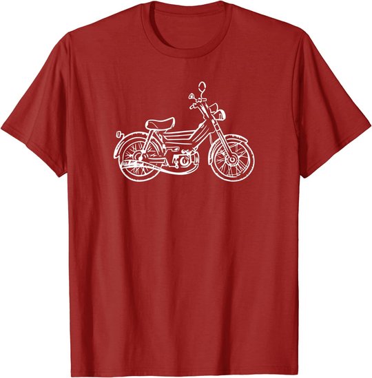Motorroller Mofa Moped Puch Maxi Roller Geschenk T-Shirt