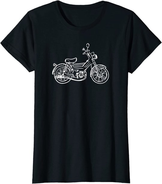 Motorroller Mofa Moped Puch Maxi Roller Geschenk T-Shirt