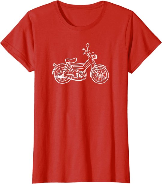 Motorroller Mofa Moped Puch Maxi Roller Geschenk T-Shirt