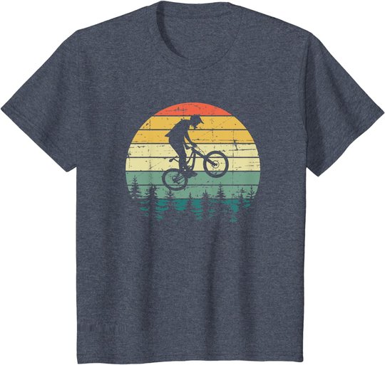 Vintage Retro Mountain Bike MTB Downhill Biking T-Shirt