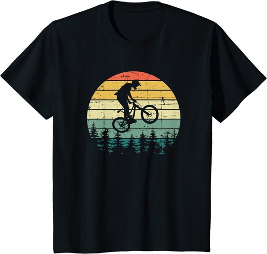 Vintage Retro Mountain Bike MTB Downhill Biking T-Shirt