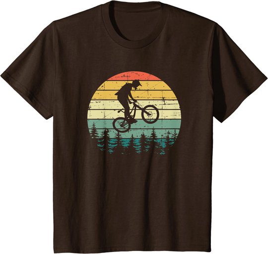 Vintage Retro Mountain Bike MTB Downhill Biking T-Shirt