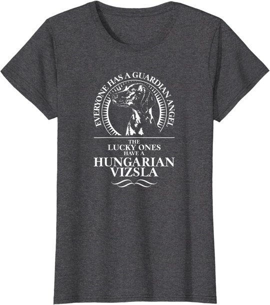 Hungarian Vizsla Guardian Angel Schutzengel Hund Hundespruch T-Shirt