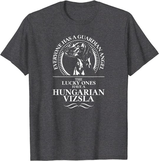 Hungarian Vizsla Guardian Angel Schutzengel Hund Hundespruch T-Shirt