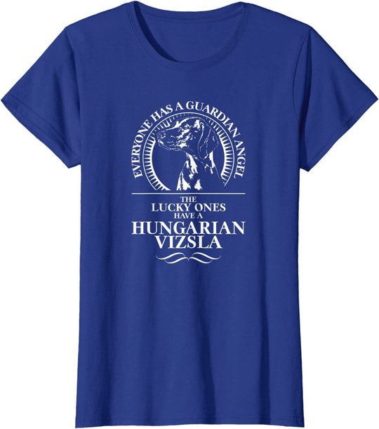 Hungarian Vizsla Guardian Angel Schutzengel Hund Hundespruch T-Shirt