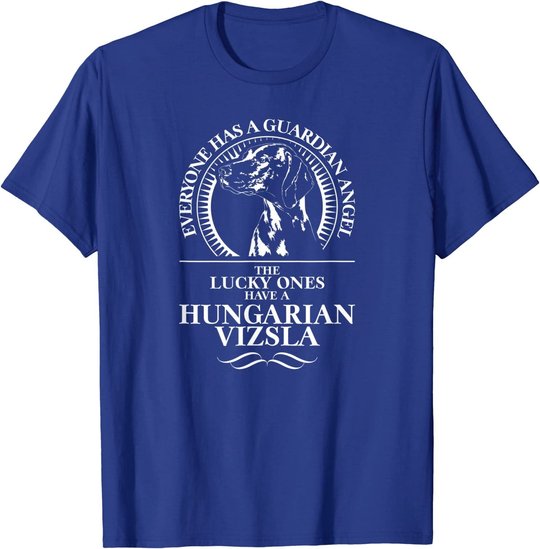 Hungarian Vizsla Guardian Angel Schutzengel Hund Hundespruch T-Shirt