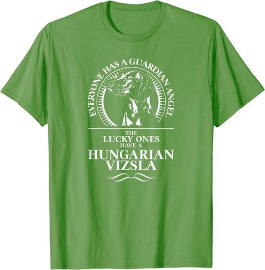 Hungarian Vizsla Guardian Angel Schutzengel Hund Hundespruch T-Shirt