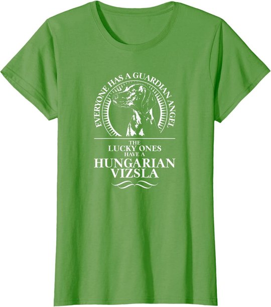 Hungarian Vizsla Guardian Angel Schutzengel Hund Hundespruch T-Shirt