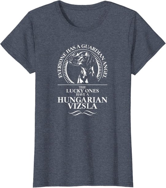 Hungarian Vizsla Guardian Angel Schutzengel Hund Hundespruch T-Shirt