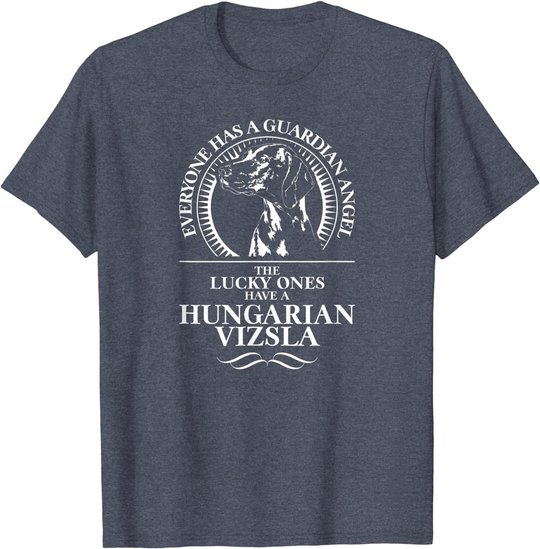 Hungarian Vizsla Guardian Angel Schutzengel Hund Hundespruch T-Shirt