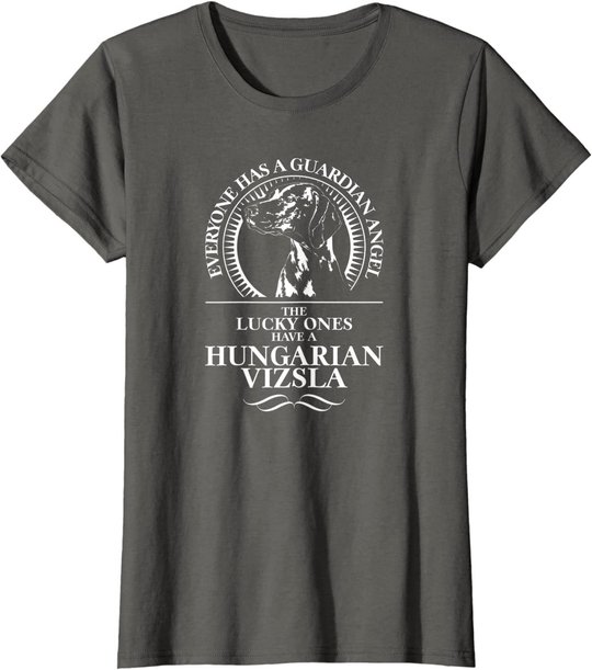 Hungarian Vizsla Guardian Angel Schutzengel Hund Hundespruch T-Shirt