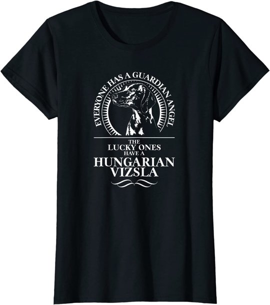 Hungarian Vizsla Guardian Angel Schutzengel Hund Hundespruch T-Shirt