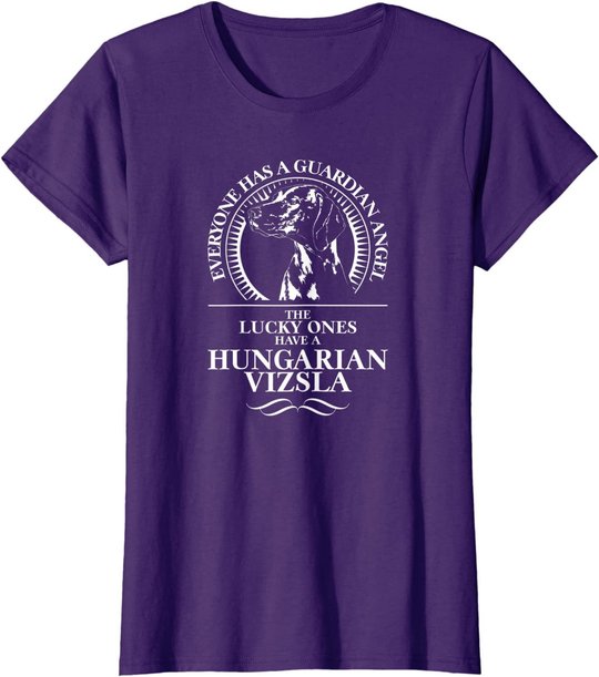 Hungarian Vizsla Guardian Angel Schutzengel Hund Hundespruch T-Shirt