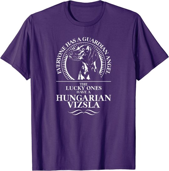 Hungarian Vizsla Guardian Angel Schutzengel Hund Hundespruch T-Shirt