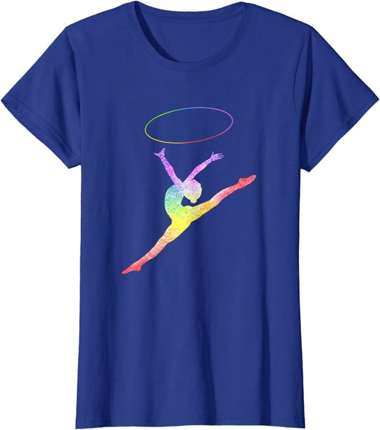 Rhythmische Sportgymnastik Sport Reifen Turnen Gymnastik RSG T-Shirt