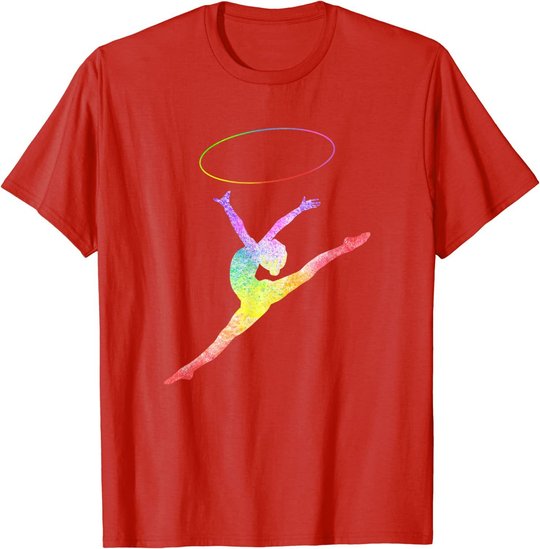 Rhythmische Sportgymnastik Sport Reifen Turnen Gymnastik RSG T-Shirt