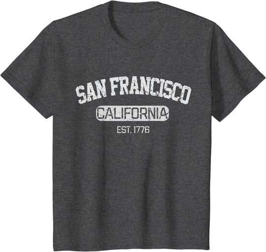 Vintage San Francisco California EST 1776 Souvenir Gift T-Shirt
