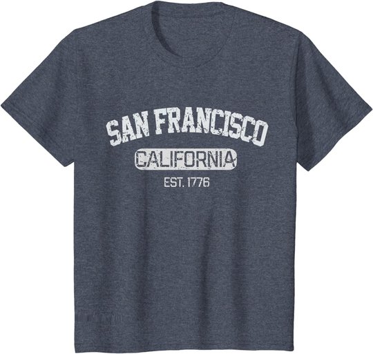 Vintage San Francisco California EST 1776 Souvenir Gift T-Shirt