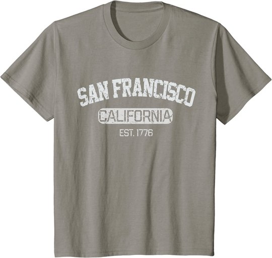 Vintage San Francisco California EST 1776 Souvenir Gift T-Shirt
