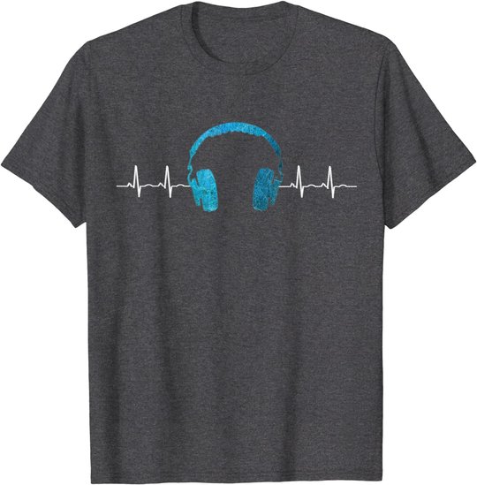 Musik Fan Heartbeat Festival Techno EDM DJ Beatmaker Gift T-Shirt
